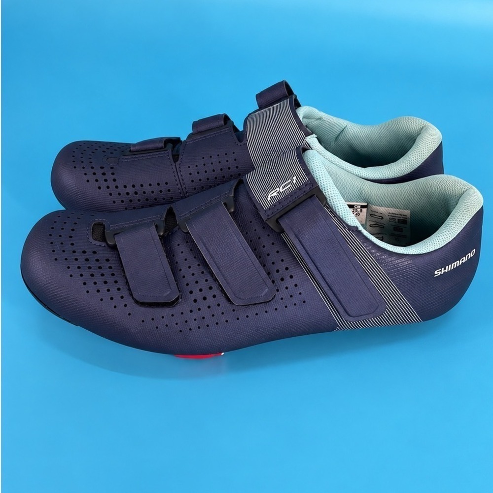 Shimano RC1 Women's Road Cycling Shoes Navy EU 41 US 8.5 + Cleats